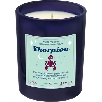 Svíčka Sójová vonná svíčka – znamení zvěrokruhu Štír Cup&You 1 ks