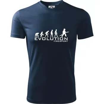 Chlapecké tričko Evolution Firesport - Dětské triko sportovní (dresovina) - 134 cm/8 let ( Námořní modrá (velmi tmavá - téměř černá) )