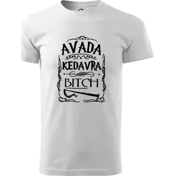 Pánské tričko Harry - Avada Kedavra - Klasické pánské triko vyšší gramáže - XS ( Bílá )