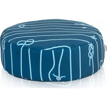 Taburet Zahradní podnožka NYLON dekorativní taburet MODRÁ