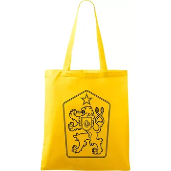 ČSSR znak - Taška bavlněná - 42 x 38 cm ( Žlutá )