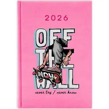 Kalendář Knižkový kalendář pro učitele 2026 A5, růžový