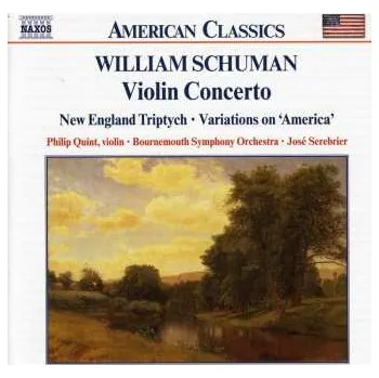 Zahraniční hudba CD Jose Serebrier: Violin Concerto • New England Triptych • Variations On 'America' 2004
