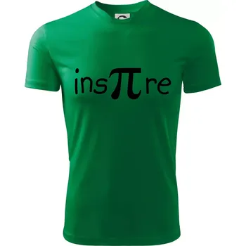 Inspire matematika - Dětské triko sportovní (dresovina) - 158 cm/12 let ( Středně zelená )