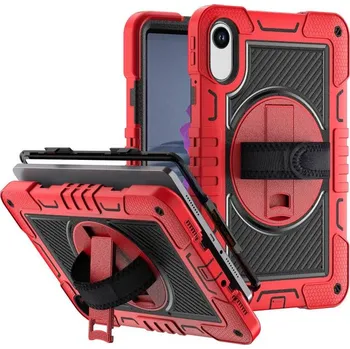 Pouzdro na tablet VSECHNONAMOBIL 117433 SOLID Odolný obal pro Xiaomi Redmi Pad 2 černo-červený