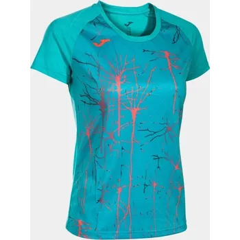 Dámská móda Dámské/Dívčí sportovní tričko JOMA ELITE IX SHORT SLEEVE T-SHIRT TURQUOISE Velikost: 10 (3XS), Barva: TURQUOISE