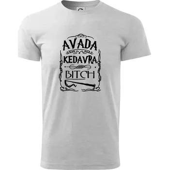 Harry - Avada Kedavra - Triko extra velké (5-8XL) - 7XL ( Světlešedý Melír )