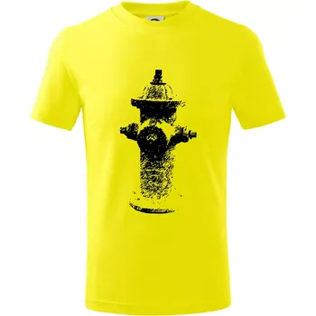 Chlapecké tričko Hasičský hydrant americký - Tričko dětské bavlněné - 98 cm / 2 roky ( Citrónová )
