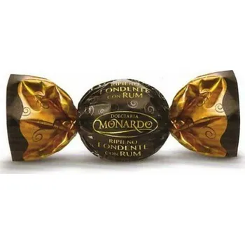 Čokoláda Monardo Hořká čokoláda s náplní rumovou fondente 1kg