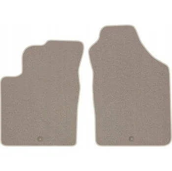 autokoberec Velurové autokoberce s upevněním v sadě Edecor