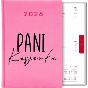 Kalendář Knižkový kalendář 2026 A5 růžový