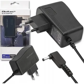 Bezpečnostní kamera QOLTEC 50008 Síťový adaptér 10W 5V 2A 4.0x1.35 1.4m - poškozený
