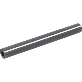 Gumová hadice na mléko 42 x 28 mm černá bílý proužek metráž