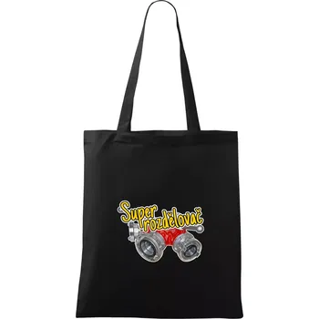 Super rozdělovač - Taška bavlněná - 42 x 38 cm ( Černá )