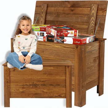 Zahradní úložný box Zahradní úložný box Wamar-Sosenka 90 l, borovicové dřevo, hnědý