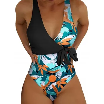 Dámské plavky K&M jednodílné plavky vícebarevné velikost XL