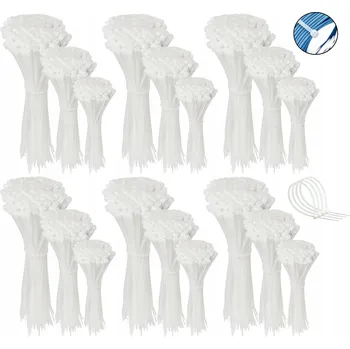 Stahovací páska Upínací pásky, bílé stahovací pásky 2,5 mm 1800 ks