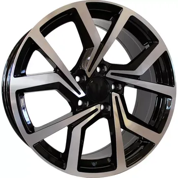 Alu kolo Alu kola Racing Line B1154, 17x7.5 5x112 ET45, černá + leštění