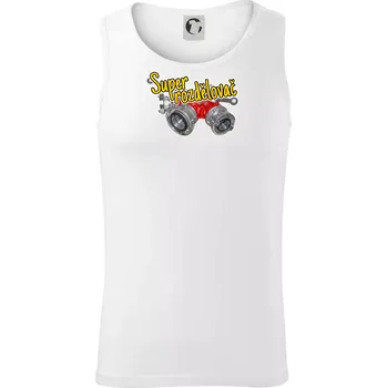 Super rozdělovač - Tílko pánské Core - 2XL ( Bílá )
