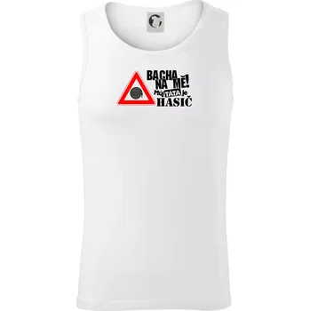 Pánské termoprádlo Bacha na mě! Můj táta je hasič - Tílko pánské Core - XL ( Bílá )