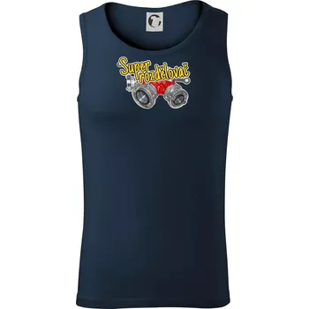 Super rozdělovač - Tílko pánské Core - S ( Námořní modrá (velmi tmavá - téměř černá) )