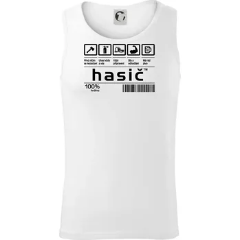 Pánské termoprádlo Čárový kód - Hasič - Tílko pánské Core - S ( Bílá )