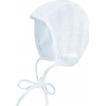 Čepice Dětská letní čepice na zavazování bílá Doll, vel. 39