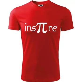 Inspire matematika - Dětské triko sportovní (dresovina) - 146 cm/10 let ( Červená )