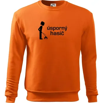 Pánská mikina Úsporný hasič - Mikina Essential pánská - XL ( Oranžová )