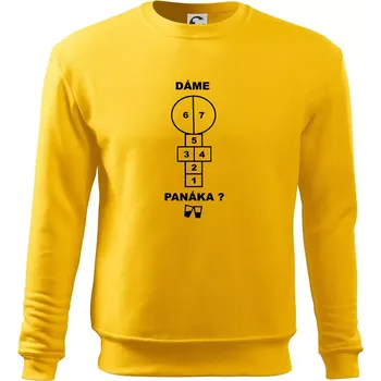 Pánská mikina Dáme panáka? - Mikina Essential pánská - 3XL ( Žlutá )