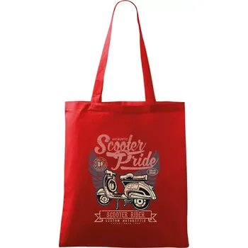 Scooter Pride - Taška bavlněná - 42 x 38 cm ( Červená )