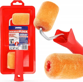 Malířský váleček Painto malířská sada FLOCK vanička + 2 válečky 5 cm + držák