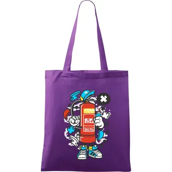 Hasičňák - Taška bavlněná - 42 x 38 cm ( Fialová )