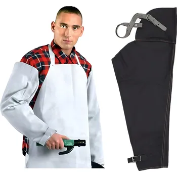 Příslušenství ke svářečce Kožená svařovací manžeta / rukáv pro svářeče - levá/pravá (Lícová useň)