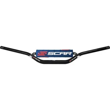 Nářadí na motocykly SCAR řídítka černá/tmavě modrá podložka S9022DKBL