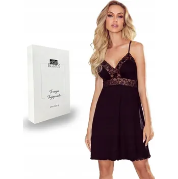 Dámské noční prádlo TRIČKO NOČNÍ ELDAR TOSCANA VISKÓZA černá S