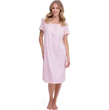 Dámská noční košile 2696/517 - dámská noční košile Ruko, L, růžová