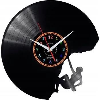 Hodiny HOROLEZECKÉ HODINY NÁSTĚNNÉ DEKORATIVNÍ MODERNÍ VINYLOVÁ DESKA VINYL NA