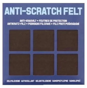 Podložka pod nábytek PLST SAMOLEPICÍ HNĚDÝ POD NÁBYTEK 150X200 mm