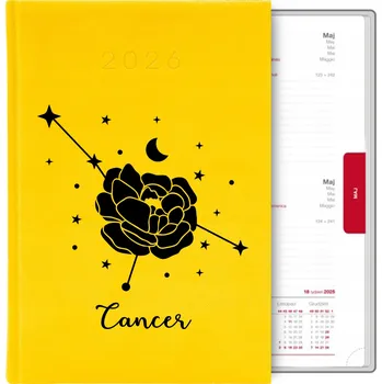 Kalendář Knižkový kalendář 2026 A5 žlutý