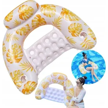 DO BAZÉNU MATRACE nafukovací vodní matrace na plavání LEHÁTKO s opěradlem