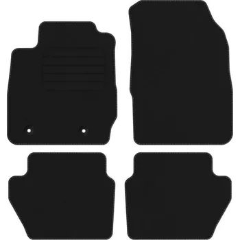autokoberec Kobercové rohože Edecor velurové 4 ks