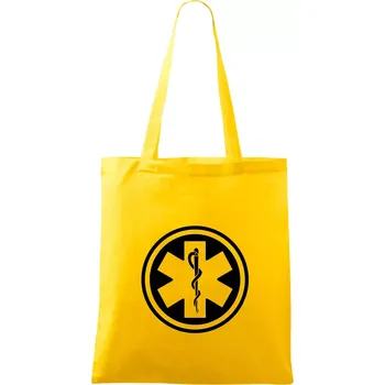 Nákupní taška Rescue logo samostatné kulaté - Taška bavlněná - 42 x 38 cm ( Žlutá )