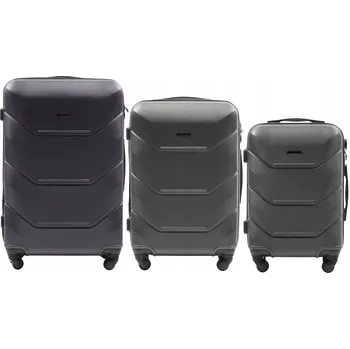 Unlimited Sada tvrdých kufrů ABS MGN01 MICHIGAN 198 l