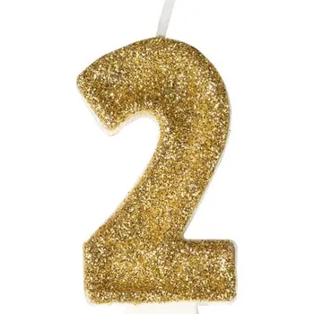 Svíčka Svíčka s 2 eko-třpytkami