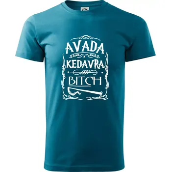 Pánské tričko Harry - Avada Kedavra - Klasické pánské triko vyšší gramáže - XS ( Tmavý tyrkys )