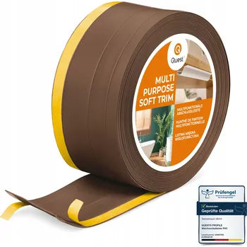 Podlahová lišta Lišta Quest PVC 1 x 120 délka 1000 cm hnědá