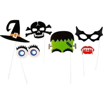Party dekorace CHAKS Rekvizity do fotokoutku Halloween 6 ks