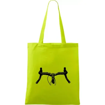 Silniční kolo řidítka - Taška bavlněná - 42 x 38 cm ( Limetková )