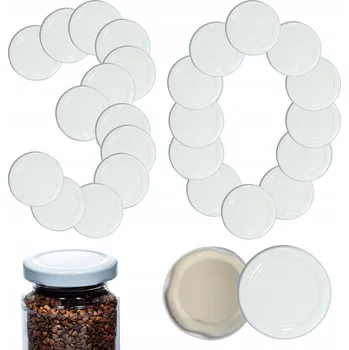 Obraz Víčka, krytky, šroubovací víčka, zátky, víka 53mm 30 ks VZOR B PZH